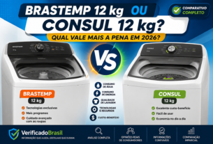 Máquina de Lavar Brastemp 12 kg ou Consul 12 kg