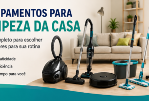 equipamentos para limpeza da casa