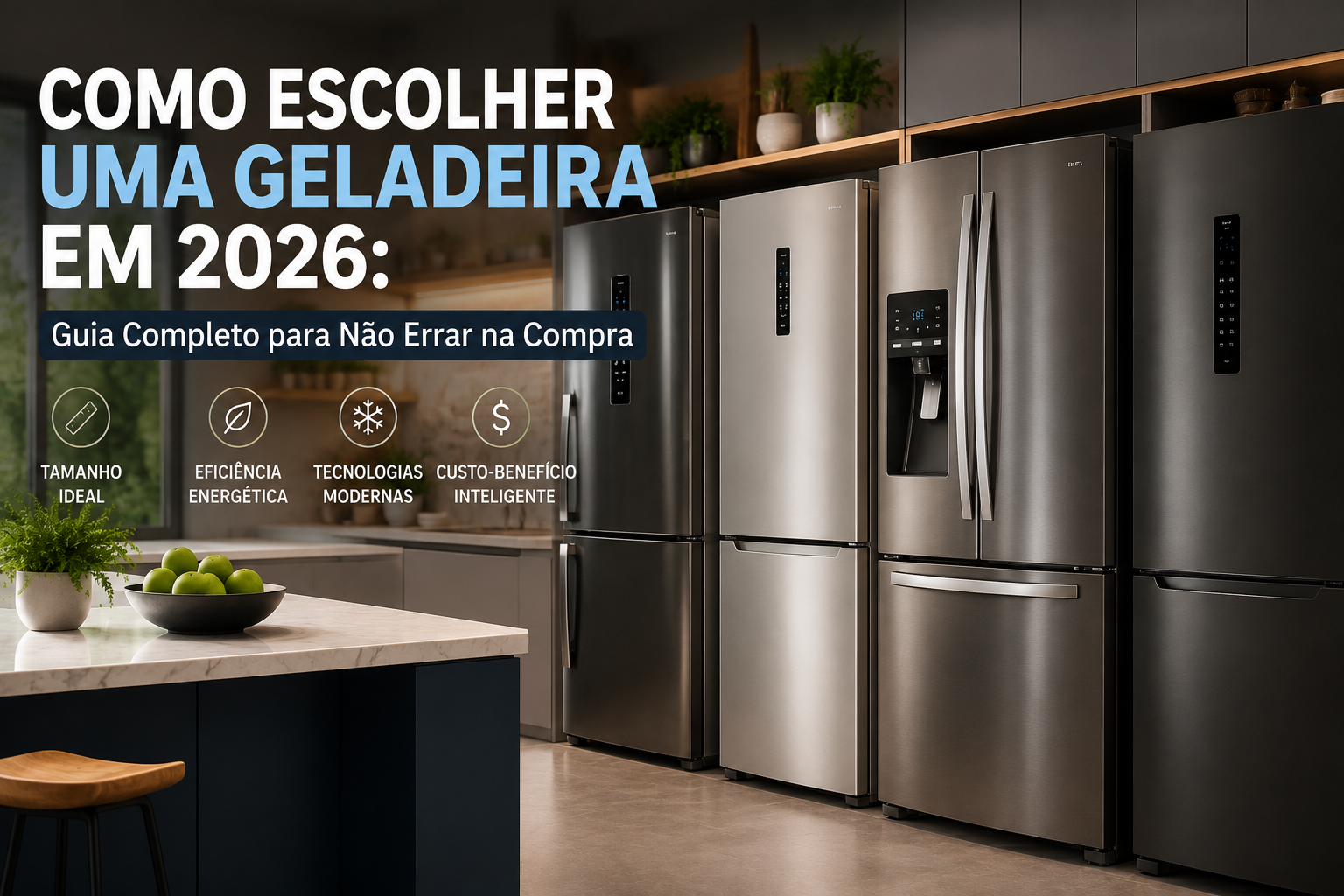 como escolher uma geladeira