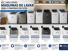 As 7 melhores máquinas de lavar para comprar em 2026