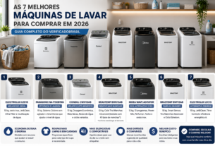 As 7 melhores máquinas de lavar para comprar em 2026