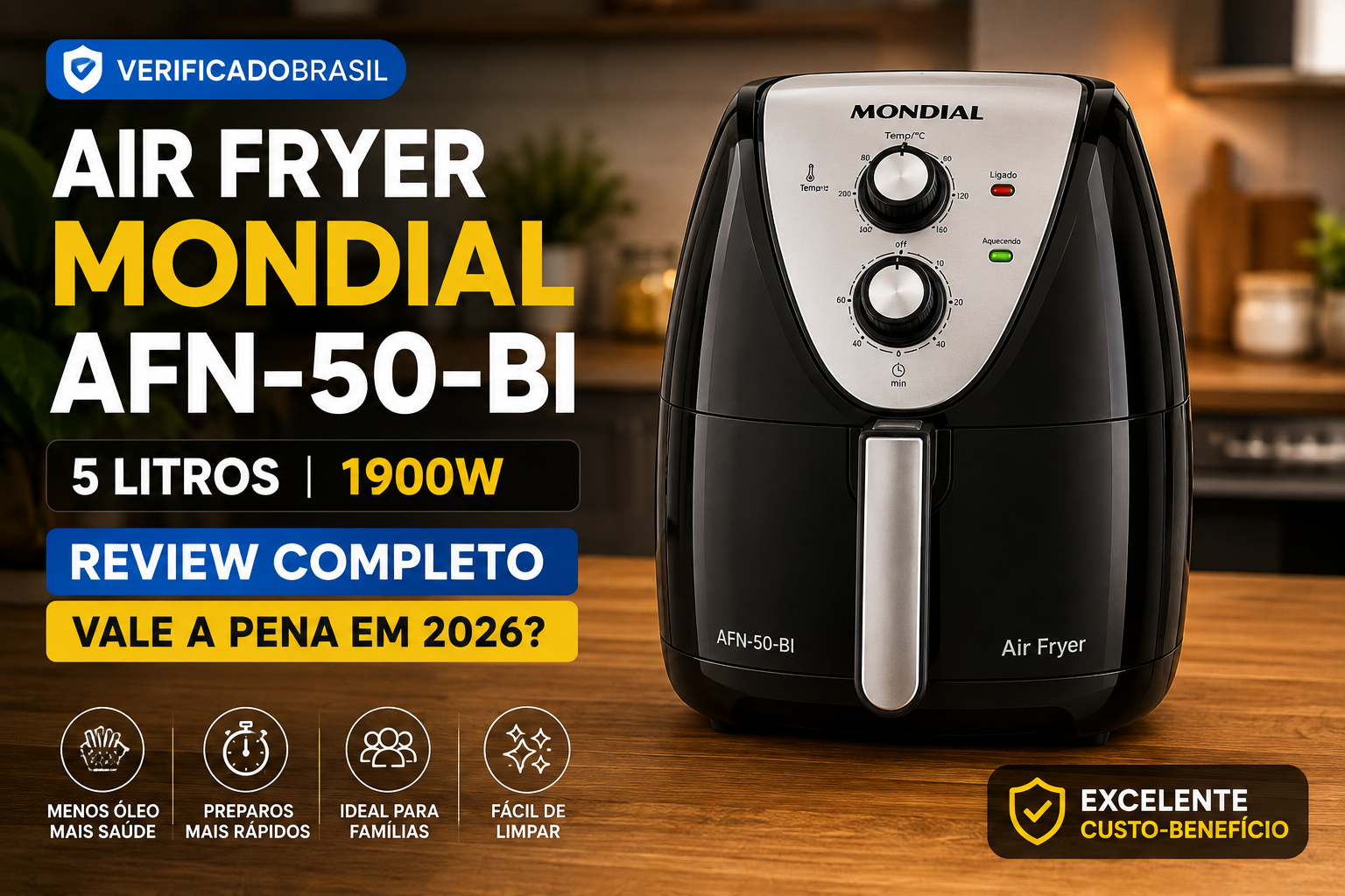 Air Fryer Mondial AFN-50-BI