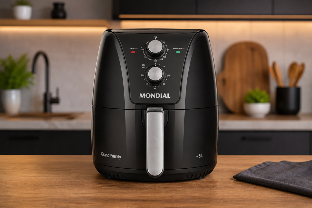 Air Fryer Mondial em cozinha moderna