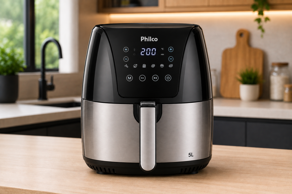 Air Fryer Philco com painel digital