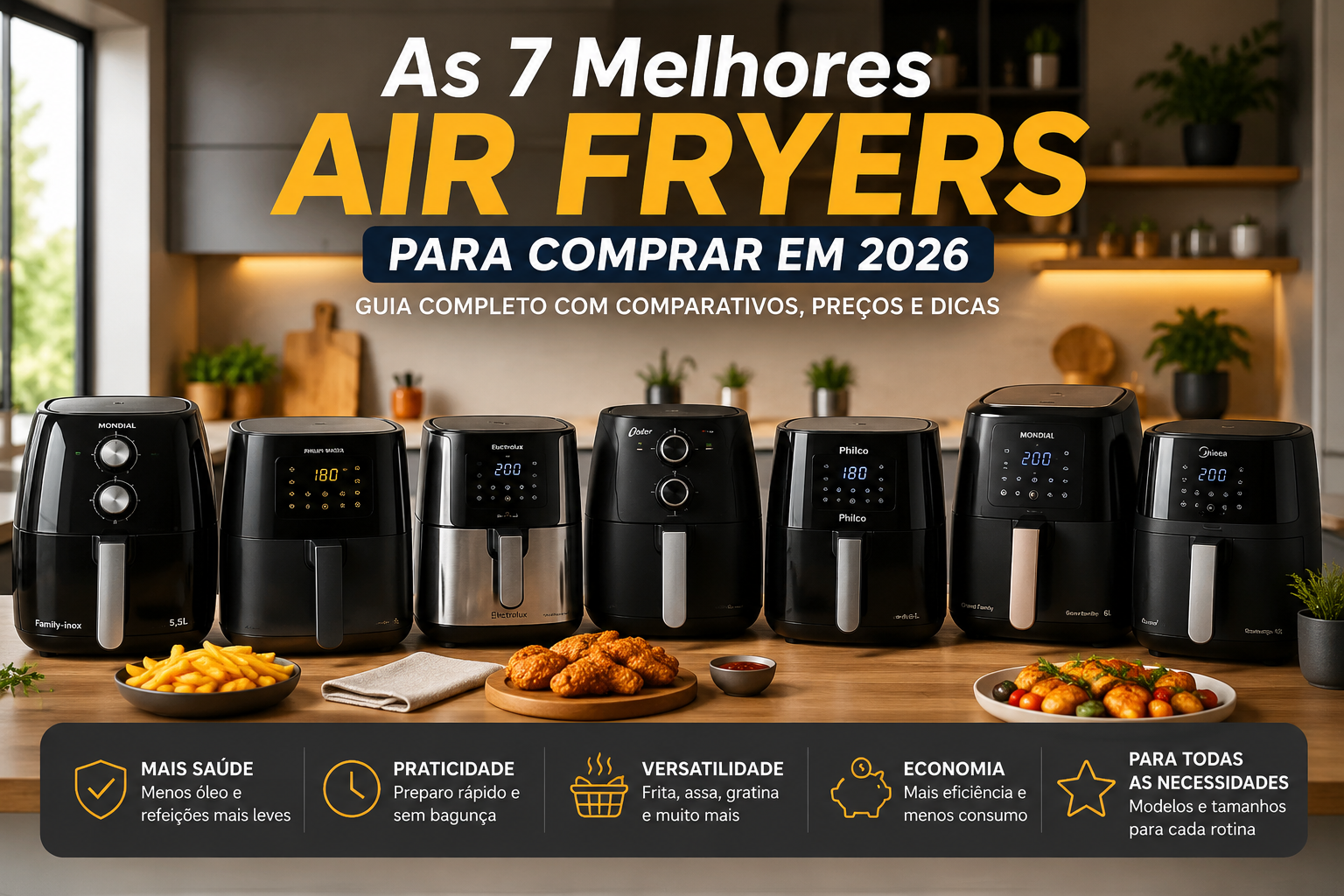 melhores air fryers 2026