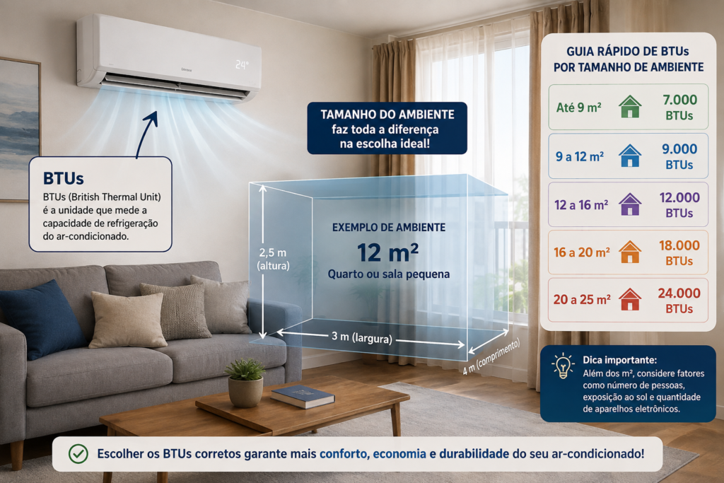 Como calcular os BTUs do ar-condicionado: veja a potência ideal para cada ambiente em 2026 2 ChatGPT Image 5 de set. de 2026 11 54 14
