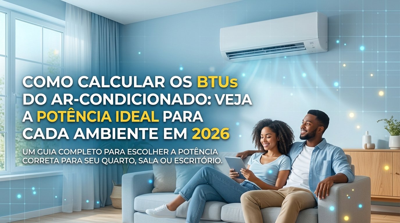 como calcular BTUs do ar-condicionado
